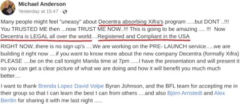 Xifra Ponzi collapses, rebooted as Decentra & fleeing。